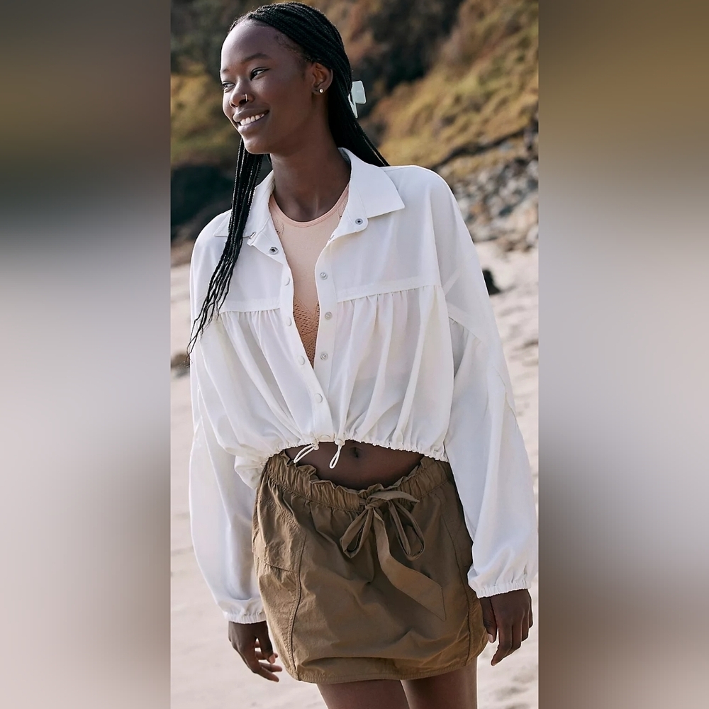 Free People Movement Scenic Route Long Sleeve Shirt | Size Small